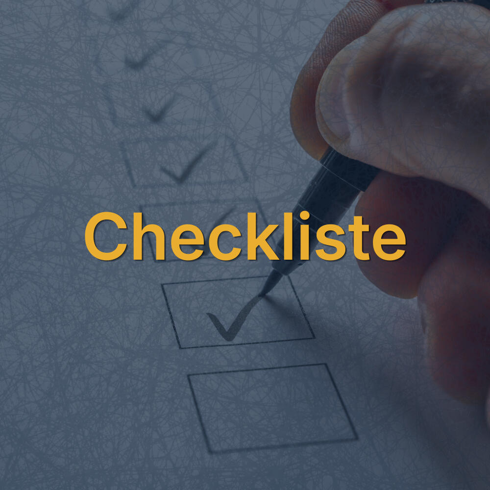 Checkliste